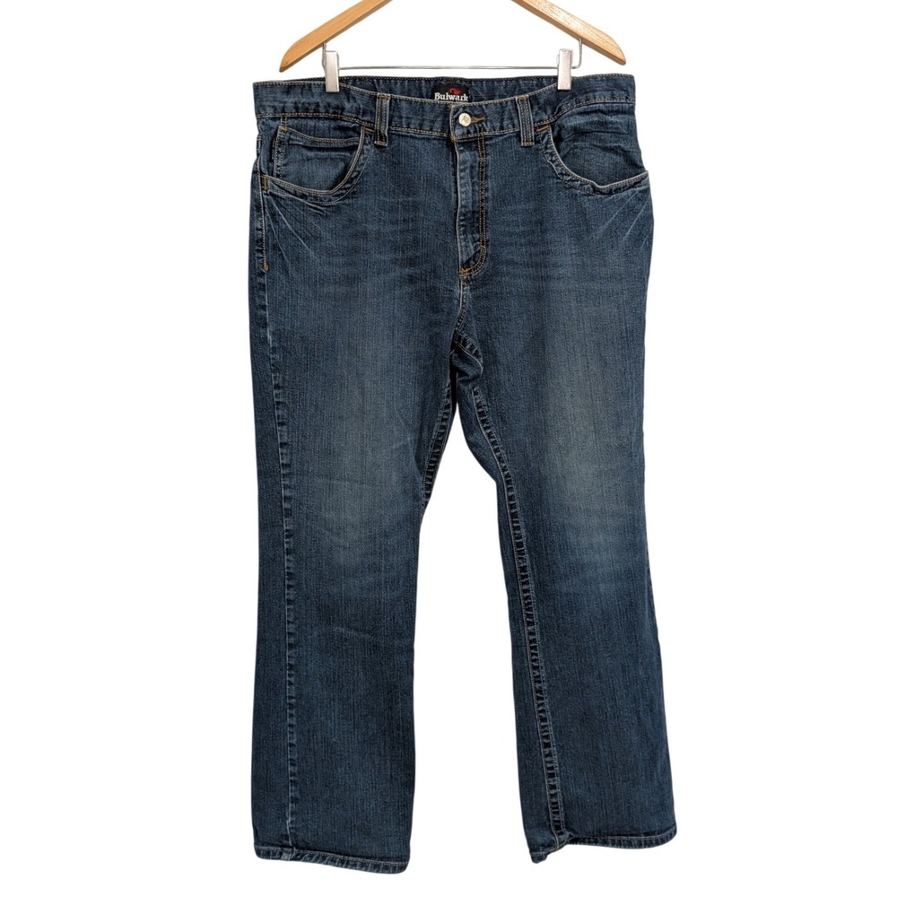 Bulwark FR Jeans Blue Flame Resistant NFPA 2112 PSJ2SD2 - 38x32